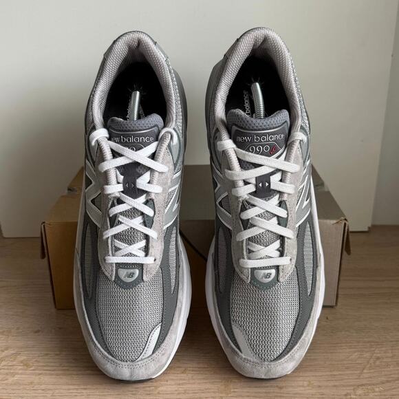 New Balance 990 V6 Grey/White Castlerock Men Sneakers- SZ 14 B main image 4